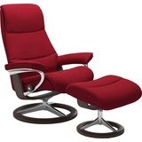 Stressless Stressless® Relaxsessel View, mit Signature Base, Größe S,Gestell Wenge rot