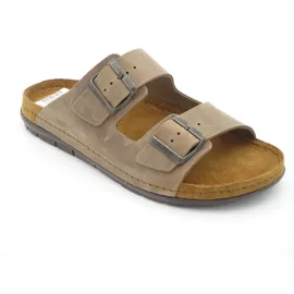 ROHDE Pantoletten, in Dunkelbraun - 39