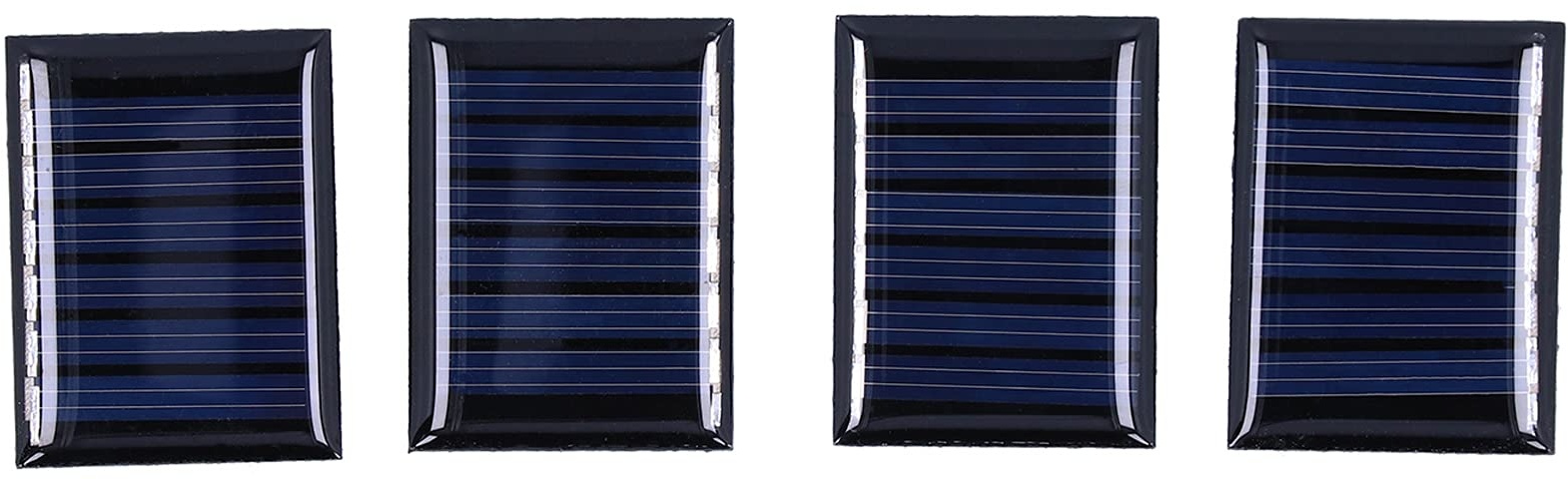4 Stück 0,15 W 3 V Solarladegeräte Panels 0,05 A Mini Solar Tropfbrett DIY Polysilizium Power Equipment Heimwerkerbedarf für Wissenschaftsprojekte Spielzeuglicht 40 x 30 mm