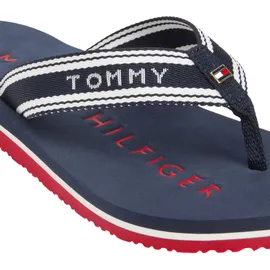 Tommy Hilfiger TH Webbing Summer Sandal Dunkelblau/Weiß/Rot 41