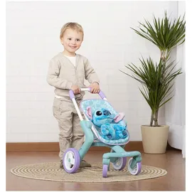 Smoby Stitch Puppenwagen Disney blau