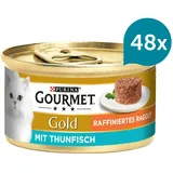 GOURMET Gold Raffiniertes Ragout mit Thunfisch 48x85g