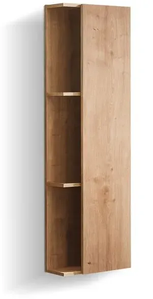 Puris Mittelschrankregal Rounds Holzoptik Eiche Natur