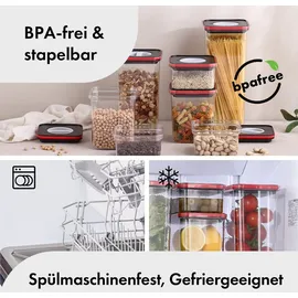 Neoflam Smart Seal Vorratsdose rot 4 x 0,55 l