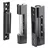 SO-Tech Fensterband 95 mm Aluminium schwarz (2 Stück)