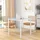 Homcom Esszimmertisch 75 x 75 x 75 cm weiß