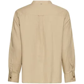 CAMEL ACTIVE Bluse mit Stehkragen und Knopfleiste Sand M