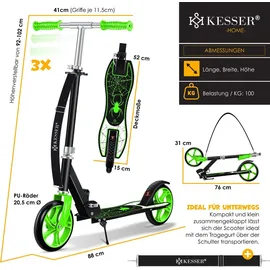 Kesser KESSER® Scooter Roller Kinderroller Cityroller Tretroller Kickroller Kickscooter Stuntscooter klappbar