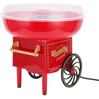 TOPINCN Zuckerwattemaschine, Hochzeit Kinder Party Geburtstag Elektrischer Wagen Werkzeugwagenform Vintage Marshmallow Maschine (EU-Stecker 220 V)