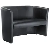 SOENNECKEN Sofa Kunstleder 1.275x765x615mm schwarz