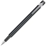 Caran d'Ache 842.009 Metall-Füllfederhalter 849 Schwarz Feder EF, 1 Stück (1er Pack)