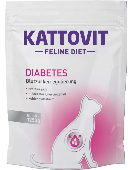 KATTOVIT Feline Diet Diabetes Trockenfutter 1,25 kg