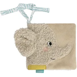 Fehn Stoffbuch Elefant Erik Grau
