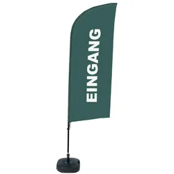 SHOWDOWN Displays Showdown Beachflag - Komplett-Set - Eingang Deutsch - Grau/Schwarz