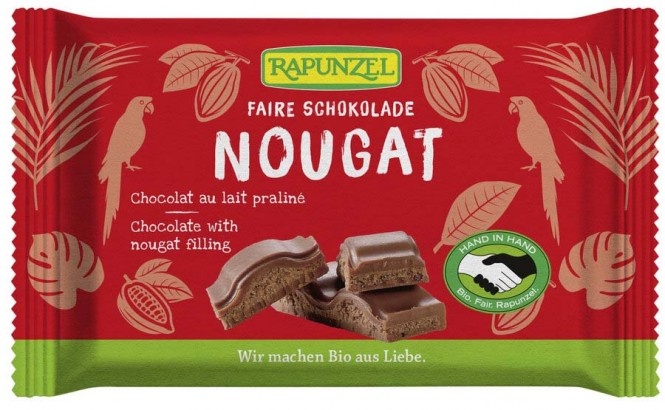 Rapunzel Nougat Schokolade HIH bio