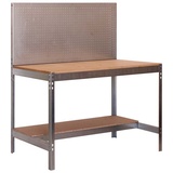 Proregal Werkbank Buffalo mit Werkzeugwand | HxBxT 84x90x61cm | Traglast 400kg | Verzinkt