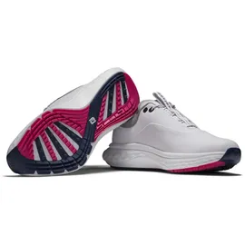 FootJoy Fj Quantum Golfschuh, Weiß, Blau, Rosa, 44) EU - 44 EU