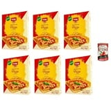 6x Schar Pizzamischung mit Hefe 500g + Hefe 10g + Italian Gourmet Pelati 400g