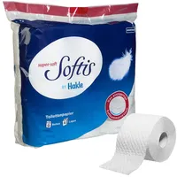 Hakle Super-soft Softis Toilettenpapier 4-lagig 9 Rollen à 100 Blatt