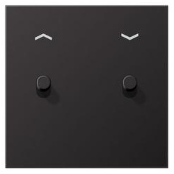 Jung Abdeckung mit 2 Kipphebel mit Pfeilen Kegel (Dark)