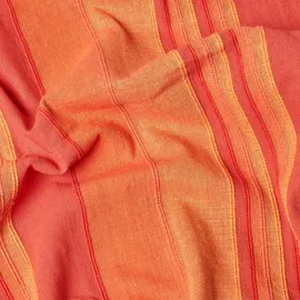 Homescapes Morocco Tagesdecke 225 x 255 cm Orange/Terracotta gestreift
