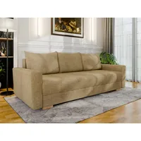 PANDA MÖBEL GmbH Schlafsofa ELMA Schlafsofa mit Bettfunktion beige