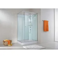 Komplettdusche SCHULTE Ibiza Express Plus Anschlag rechts 90 x 140 x 204 cm alu-natur