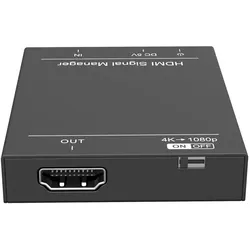 VivoLink VL120015, Aktiver Videokonverter, Leistung, Schwarz, Metall, 2160p, 18