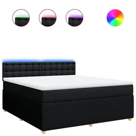 vidaXL Boxspringbett 180 x 200 cm Schwarz