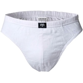 CECEBA Herren Slips, Vorteilspack - Sport Slip, Basic, Baumwolle, M-3XL, einfarbig Weiß XL