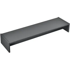 [en.casa] Monitorregal 100x27x15cm Dunkelgrau Monitor-Erhöhung Monitorständer, Bildschirm-Ständer