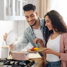 Ciarra Beyond Kochgeschirr Pfannenset mit Deckeln 2-tlg. Topf-Set Antihaftbeschichtung Topf- & Pfannen-Sets VMFPP2620