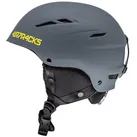 Airtracks Snowboardhelm Ski - Snowboard Helm STAR T-200 (für Herren und Damen mit Ventilationssystem & stufenloser Anpassung), - Farbe Matt » S- 48-51cm. M - 52-55cm, L- 56-60cm « grau M(53cm-55cm)