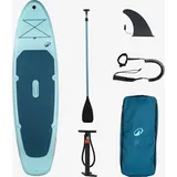 SUP Set Stand up Paddle aufblasbar 10'6 - 100 blau Einheitsfarbe No Size