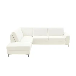 Kollektion Kraft Ecksofa  Lea ¦ weiß ¦ Maße (cm): B: 271 H: 92 T: 235