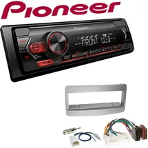 Pioneer 1-DIN Autoradio USB AUX Android Einbauset für Toyota MR 2 III 1999-2007