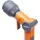 Primaster Pistolenbrause Set 0,10 m orange