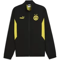Puma Bvb Borussia Dortmund Football Archive Reißverschlusspullover - Black Faster Yellow - M