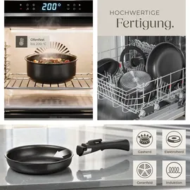 Tectake Küchenstarterset Topf-Set 41-tlg. Töpfe + Geschirr