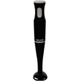 Stabmixer Mixstab Pürierstab Handmixer Zerkleinerer Edelstahlmesser - schwarz