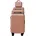 NTK-Collection Hartschalenkoffer 4er-Set Rosegold NTK-Collection