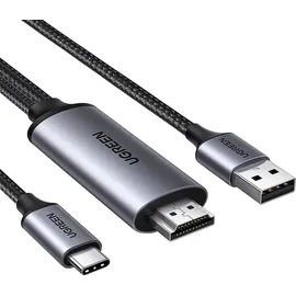 UGREEN USB-C auf USB-A Adapter 2 m Schwarz