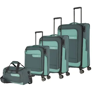 Travelite VIIA 4-Rollen Kofferset 4tlg. eukalyptus