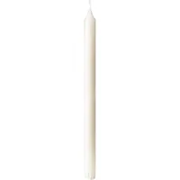 Stearin Kronenkerze 22x350 mm, weiß | Packung (10 Stück)