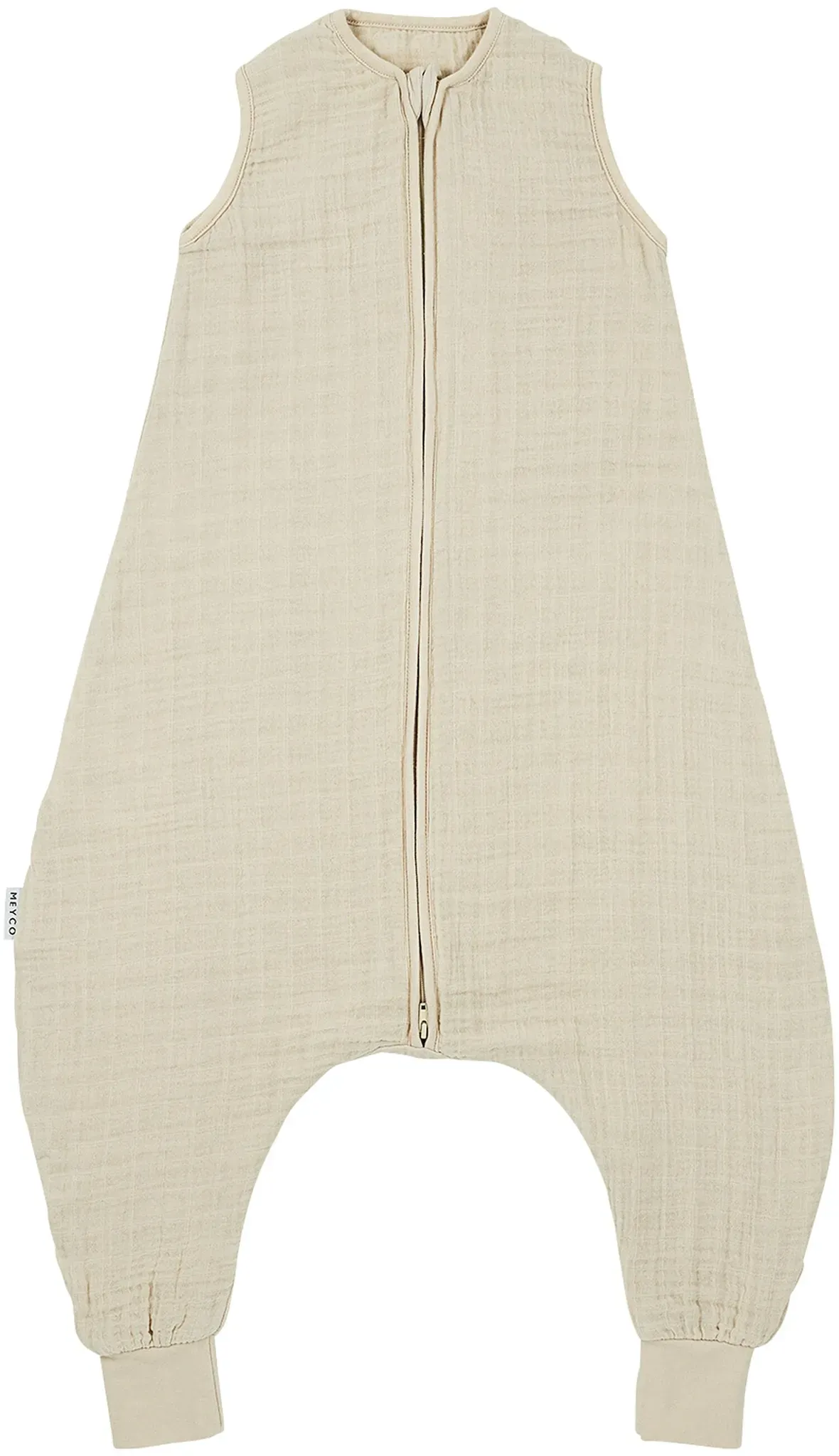 Meyco Baby Sommer-Sleepoverall Mull 0.5 TOG, beige, 92