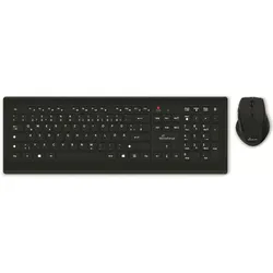 MEDIARANGE Funk-Tastatur- und Maus-Set MROS104, QWERTZ, schwarz