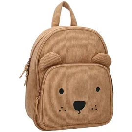 KidzRoom Manchester Kinder Rucksack Beary Excited Groß, Braun, Kindergartenrucksack