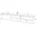 SKRAUT HOME Lowboard 310x50x37 cm Weiß/Eiche Holzwerkstoff