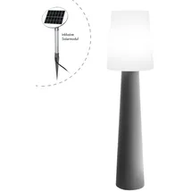 8 seasons DESIGN LED Solar Stehleuchte No. 1 grau 32569S