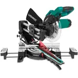 VONROC Kompakte Kapp- und Gehrungssäge 2200W - Ø216mm - 40-T Sägeblatt - Radial-Kappsäge - Mit Laser & led